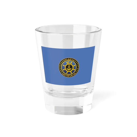 Flag of the Libyan Navy (Libya) Shot Glass 1.5oz 1.5oz - Go Mug Yourself