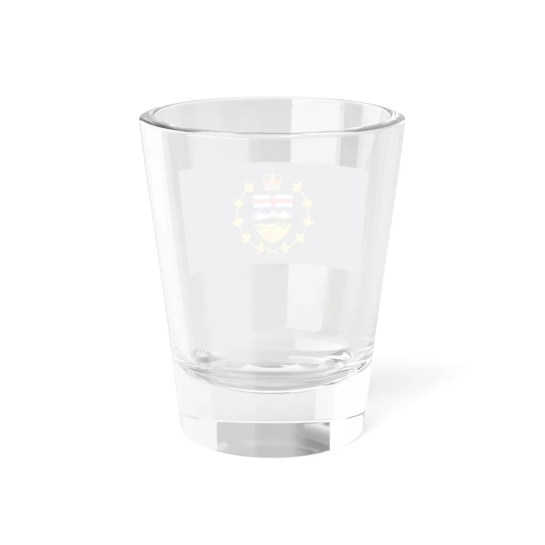Flag of the Lieutenant-Governor of Alberta (Canada) Shot Glass 1.5oz - Go Mug Yourself