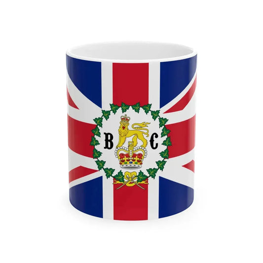 Flag of the Lieutenant-Governor of British Columbia 1871-1906 (Canada) White Coffee Mug 11oz - Go Mug Yourself