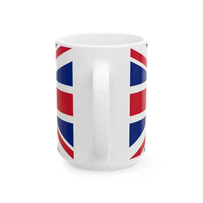 Flag of the Lieutenant-Governor of British Columbia 1871-1906 (Canada) White Coffee Mug - Go Mug Yourself