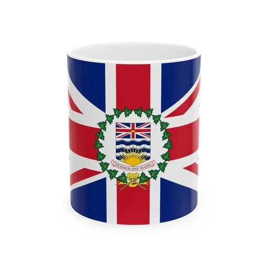 Flag of the Lieutenant-Governor of British Columbia 1906-1982 (Canada) White Coffee Mug 11oz - Go Mug Yourself