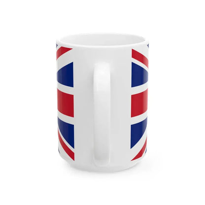 Flag of the Lieutenant-Governor of New Brunswick 1870-1982 (Canada) White Coffee Mug - Go Mug Yourself