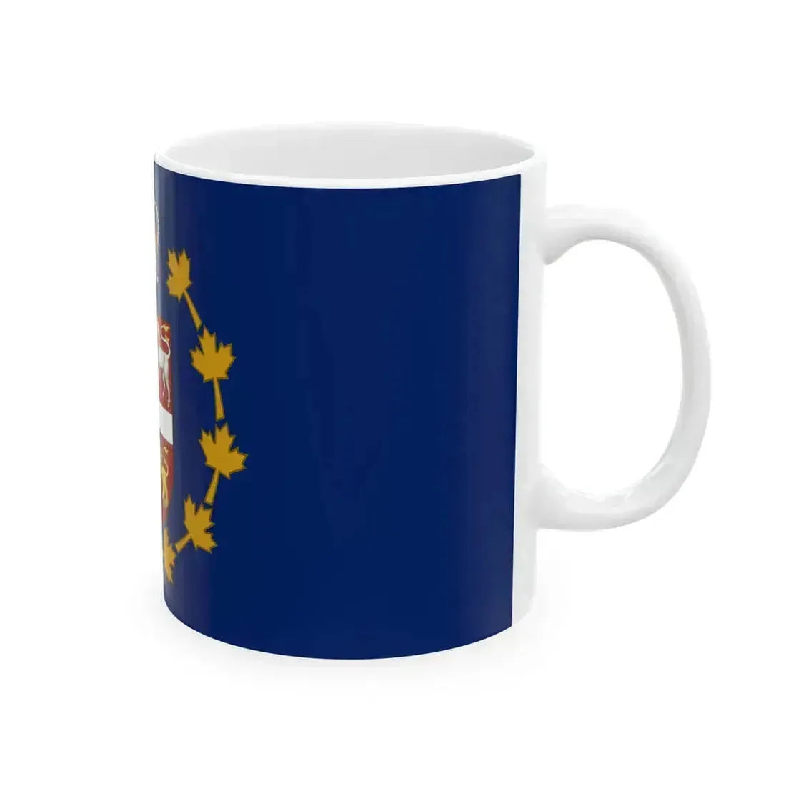 Flag of the Lieutenant Governor of Newfoundland and Labrador (Canada) White Coffee Mug - Go Mug Yourself