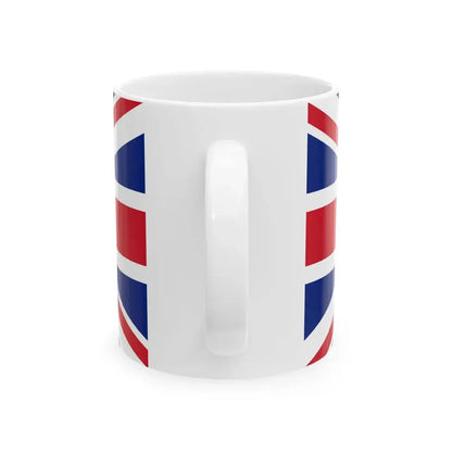 Flag of the Lieutenant-Governor of Nova Scotia 1929-2024 (Canada) White Coffee Mug - Go Mug Yourself