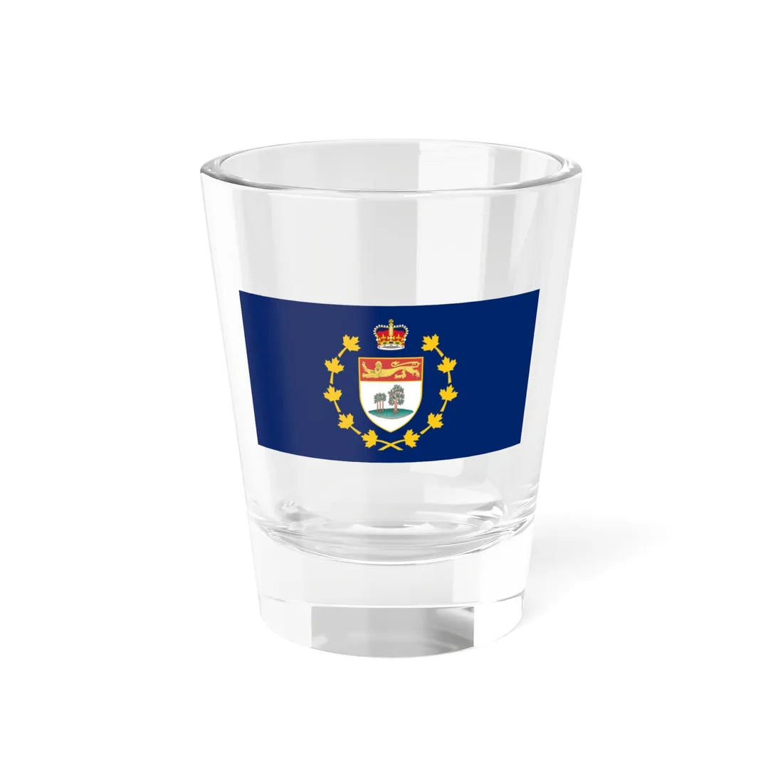 Flag of the Lieutenant-Governor of Prince Edward Island (Canada) Shot Glass 1.5oz 1.5oz - Go Mug Yourself