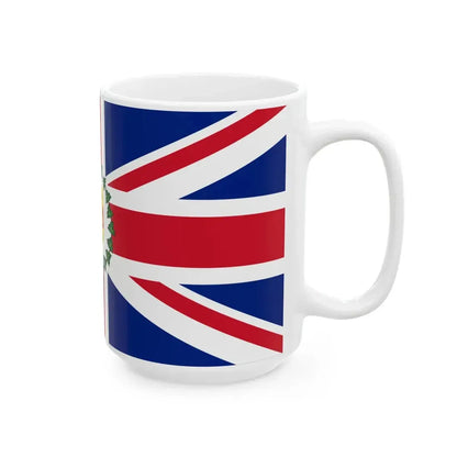 Flag of the Lieutenant-Governor of Quebec 1870-1939 (Canada) White Coffee Mug - Go Mug Yourself