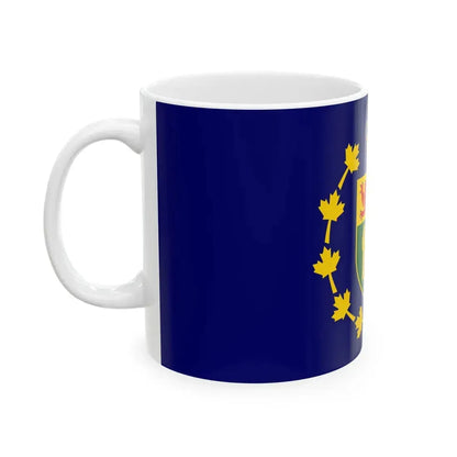 Flag of the Lieutenant-Governor of Saskatchewan (Canada) White Coffee Mug - Go Mug Yourself