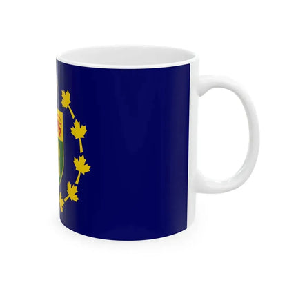 Flag of the Lieutenant-Governor of Saskatchewan (Canada) White Coffee Mug - Go Mug Yourself