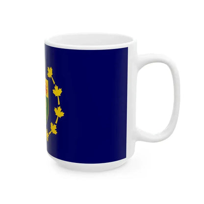 Flag of the Lieutenant-Governor of Saskatchewan (Canada) White Coffee Mug - Go Mug Yourself