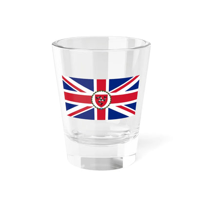 Flag of the Lieutenant Governor of the Isle of Man 1968-1999 (United Kingdom) Shot Glass 1.5oz 1.5oz - Go Mug Yourself
