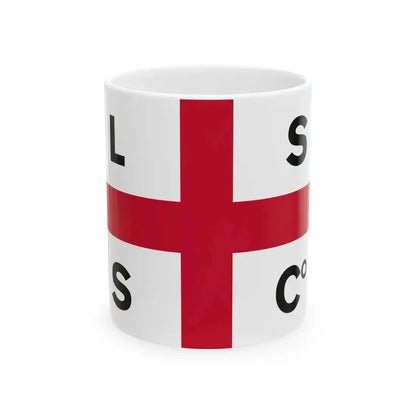 Flag of the Limerick Steamship Company (Ireland) White Coffee Mug 11oz - Go Mug Yourself
