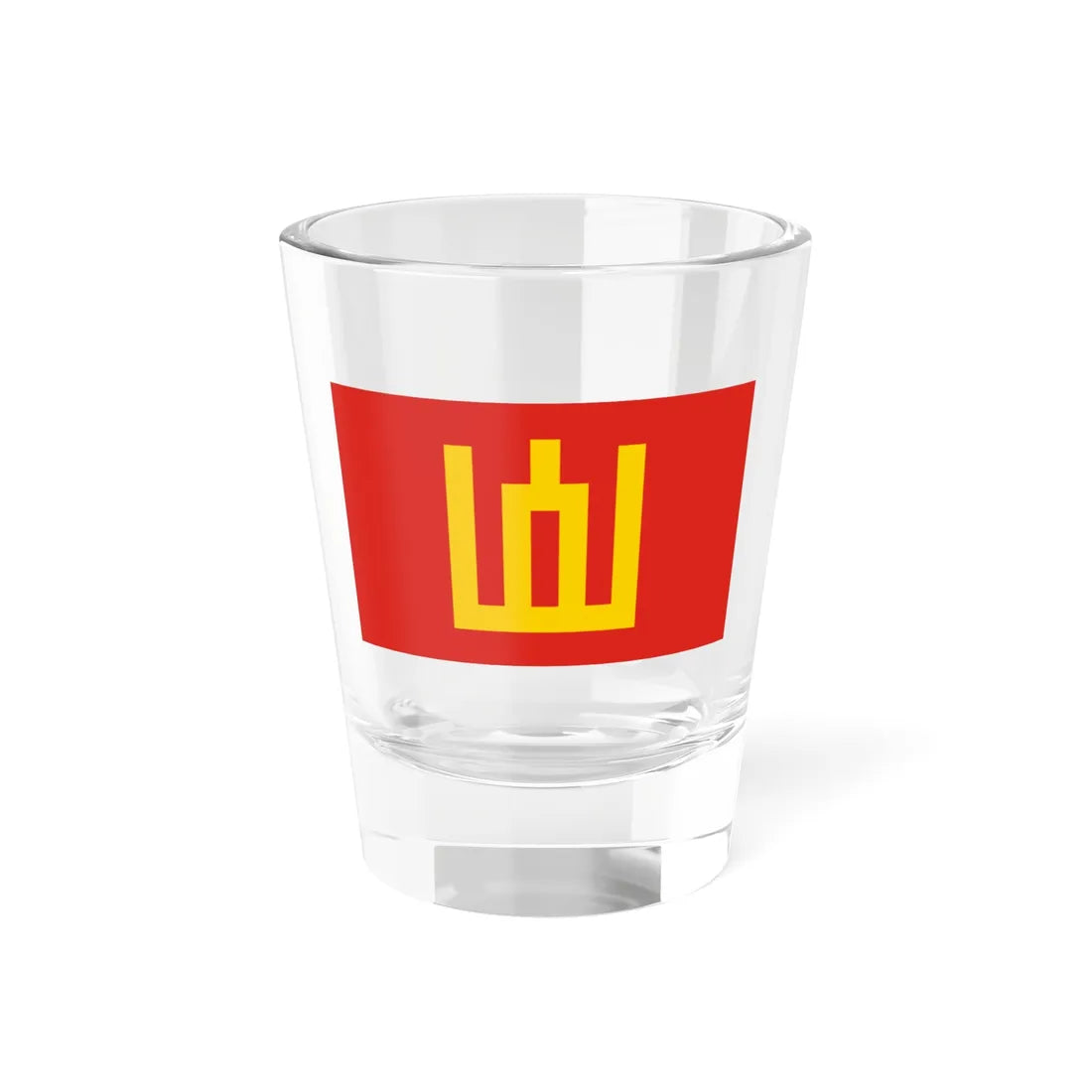 Flag of the Lithuanian Army (Lithuania) Shot Glass 1.5oz 1.5oz - Go Mug Yourself