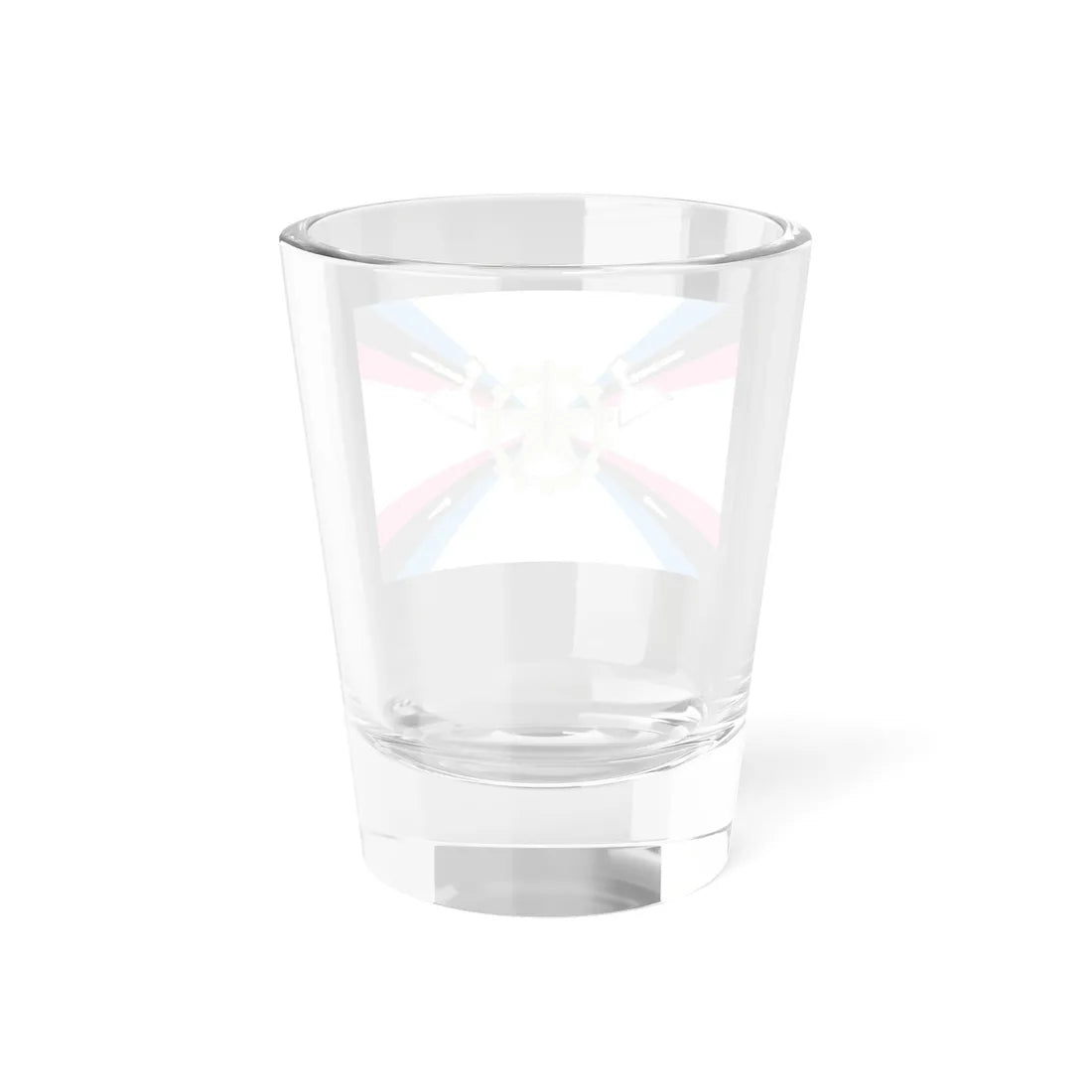 Flag of the Logistical Support of the Russian Armed Forces (Russia) Shot Glass 1.5oz - Go Mug Yourself
