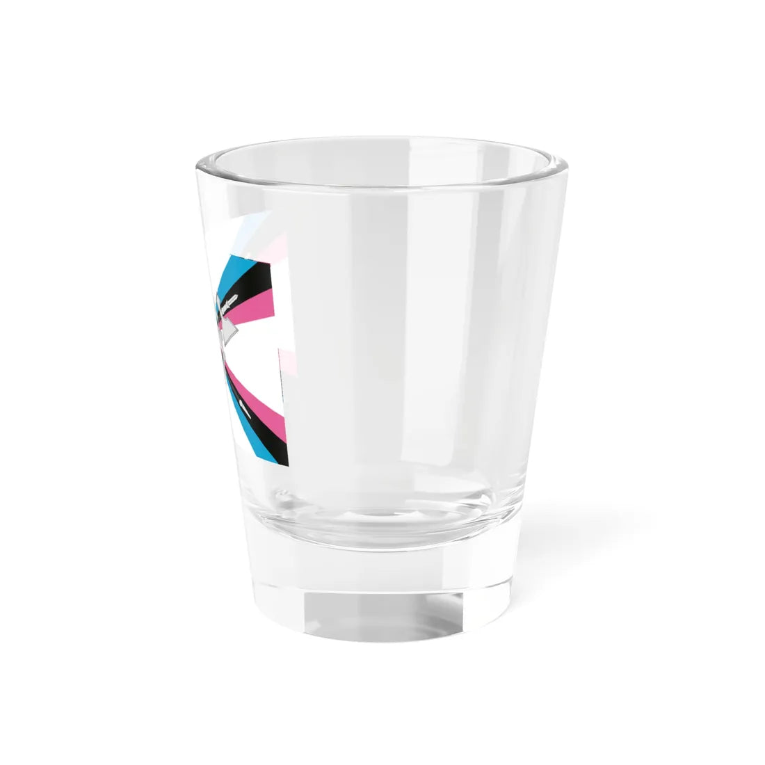 Flag of the Logistical Support of the Russian Armed Forces (Russia) Shot Glass 1.5oz - Go Mug Yourself