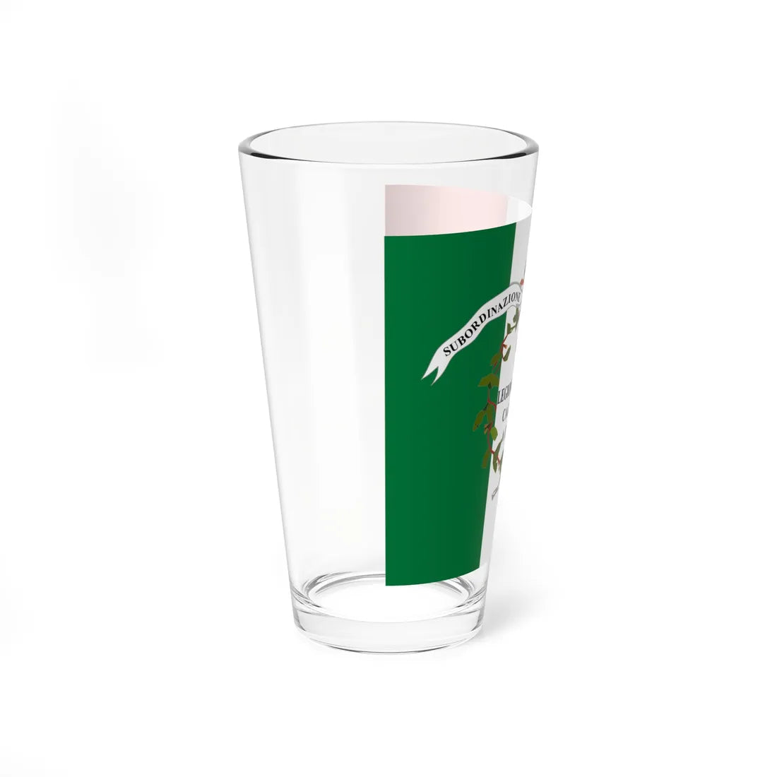 Flag of the Lombard Legion (Italy) Pint Glass 16oz - Go Mug Yourself