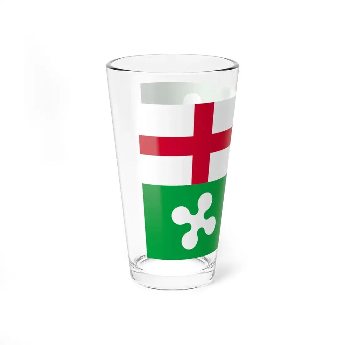 Flag of the Lombards (Italy) Pint Glass 16oz - Go Mug Yourself