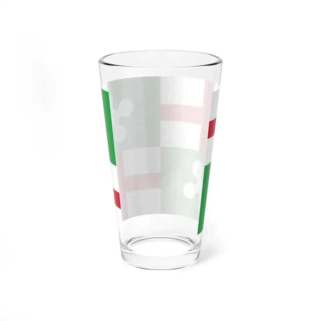 Flag of the Lombards (Italy) Pint Glass 16oz - Go Mug Yourself