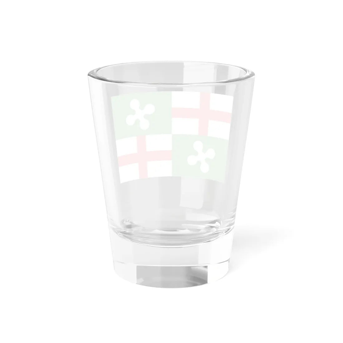 Flag of the Lombards (Italy) Shot Glass 1.5oz - Go Mug Yourself