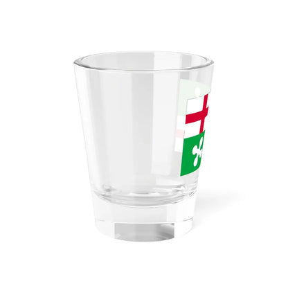 Flag of the Lombards (Italy) Shot Glass 1.5oz - Go Mug Yourself