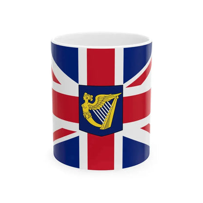 Flag of the Lord Lieutenant of Ireland (Ireland) White Coffee Mug 11oz - Go Mug Yourself