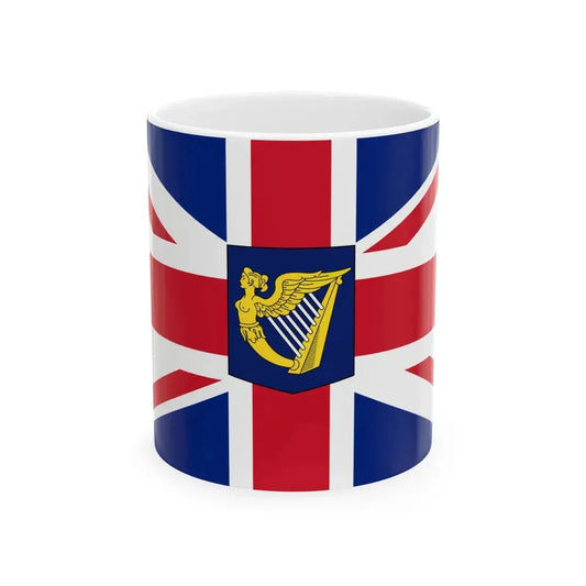 Flag of the Lord Lieutenant of Ireland (Ireland) White Coffee Mug 11oz - Go Mug Yourself
