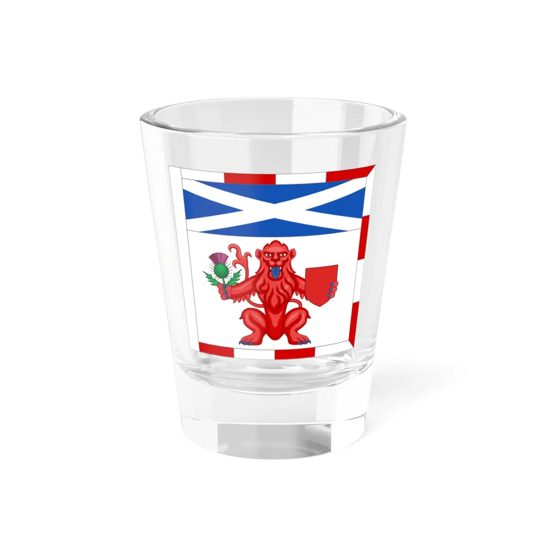 Flag of the Lord Lyon King of Arms (Scotland) Shot Glass 1.5oz 1.5oz - Go Mug Yourself