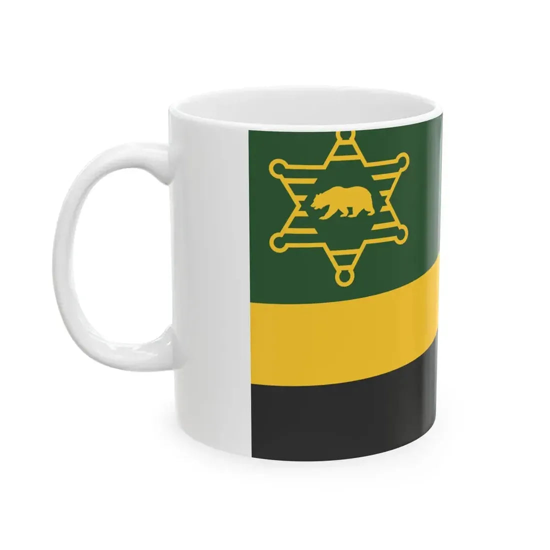 Flag of the Los Angeles County Sheriffs Department (United States) White Coffee Mug - Go Mug Yourself