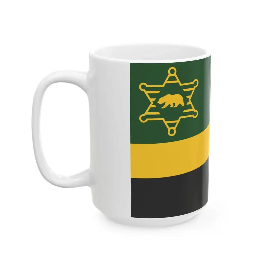 Flag of the Los Angeles County Sheriffs Department (United States) White Coffee Mug - Go Mug Yourself