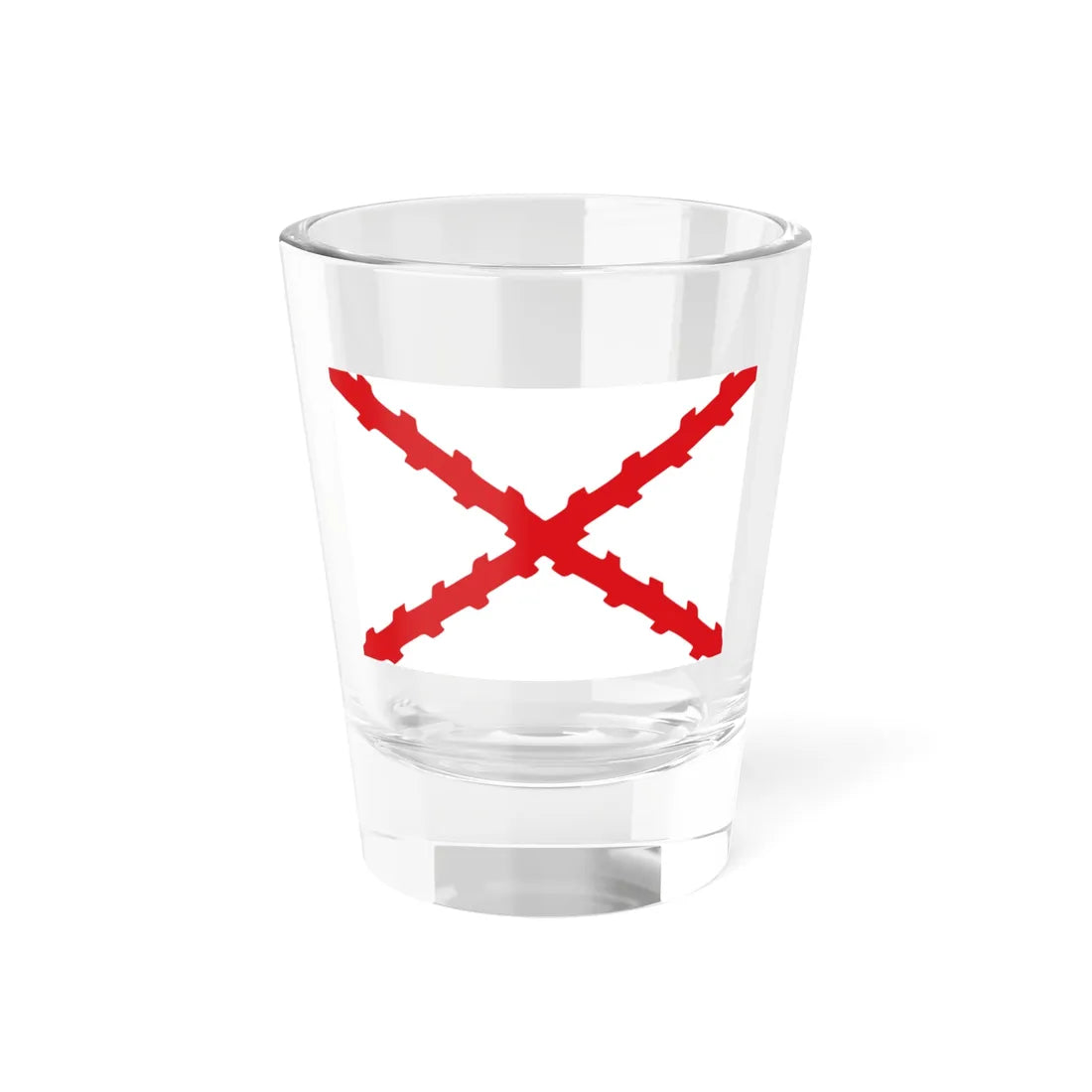 Flag of the Low Countries (Belgium) Shot Glass 1.5oz 1.5oz - Go Mug Yourself