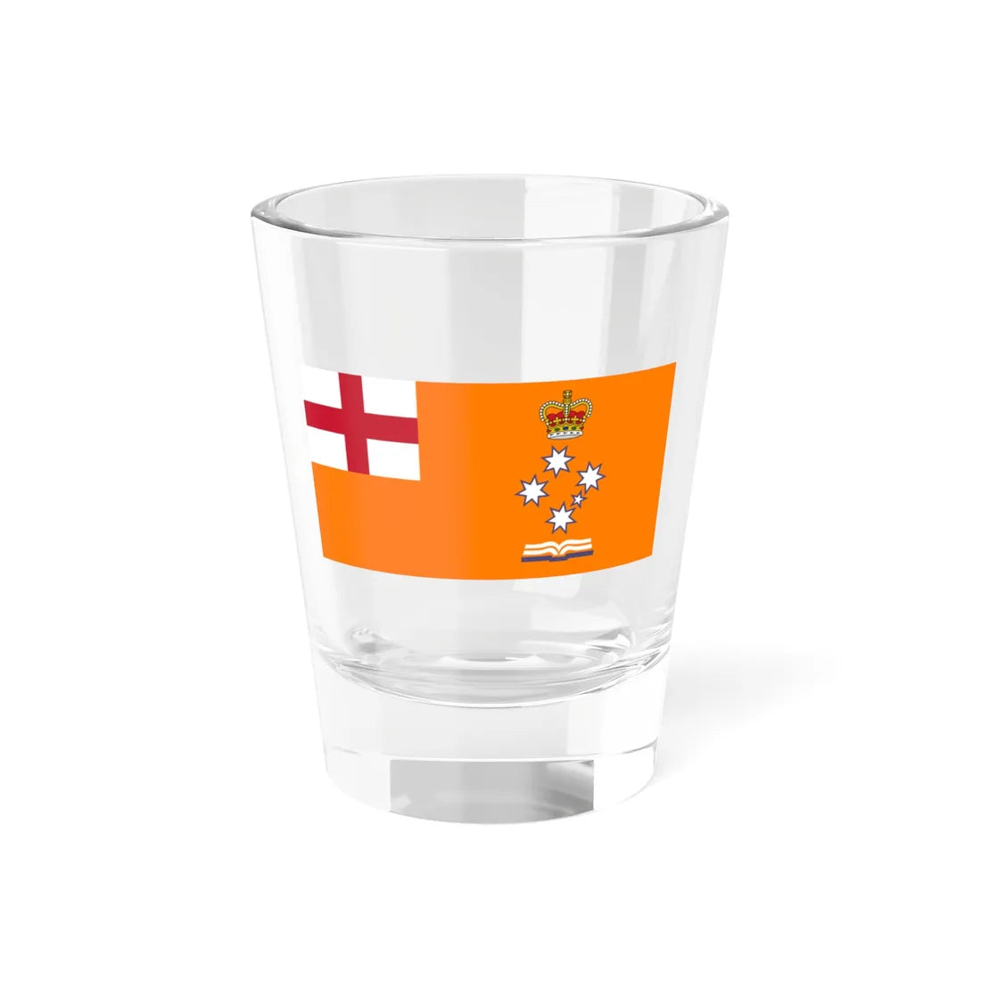 Flag of the Loyal Orange Institution of Victoria (Australia) Shot Glass 1.5oz 1.5oz - Go Mug Yourself