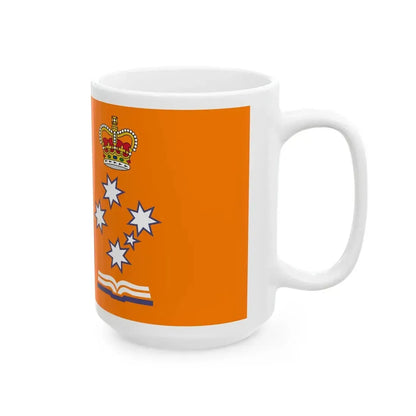 Flag of the Loyal Orange Institution of Victoria (Australia) White Coffee Mug - Go Mug Yourself