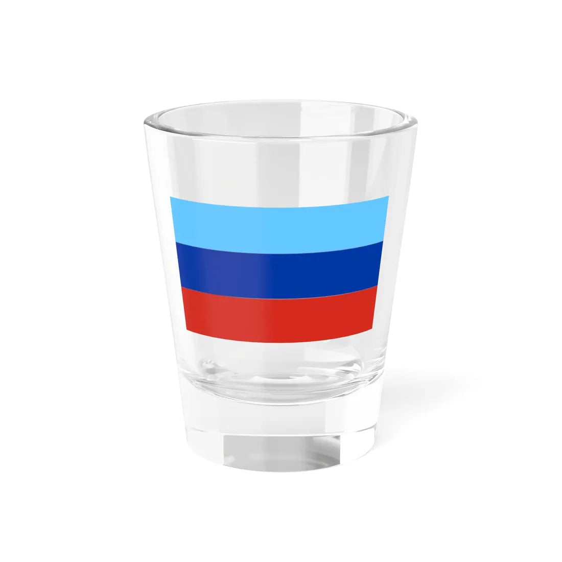 Flag of the Luhansk Peoples Republic 3-5 (Ukraine) Shot Glass 1.5oz 1.5oz - Go Mug Yourself