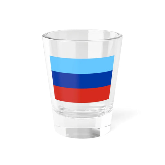 Flag of the Luhansk Peoples Republic (Ukraine) Shot Glass 1.5oz 1.5oz - Go Mug Yourself