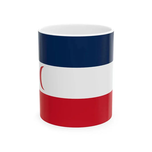 Flag of the Madagascar Protectorate 1885-1896 (Madagascar) White Coffee Mug 11oz - Go Mug Yourself