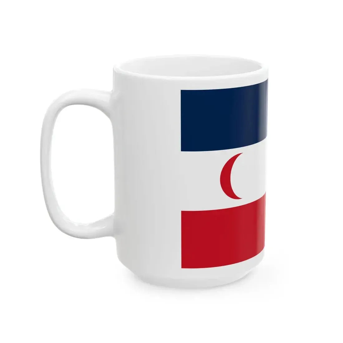 Flag of the Madagascar Protectorate 1885-1896 (Madagascar) White Coffee Mug - Go Mug Yourself