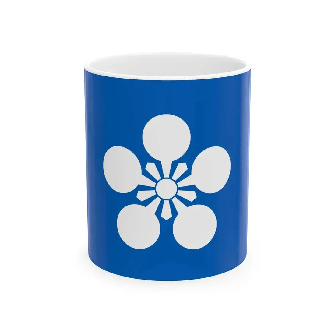 Flag of the Maeda Lords of Kanazawa in Kaga Province A (Japan) White Coffee Mug 11oz - Go Mug Yourself
