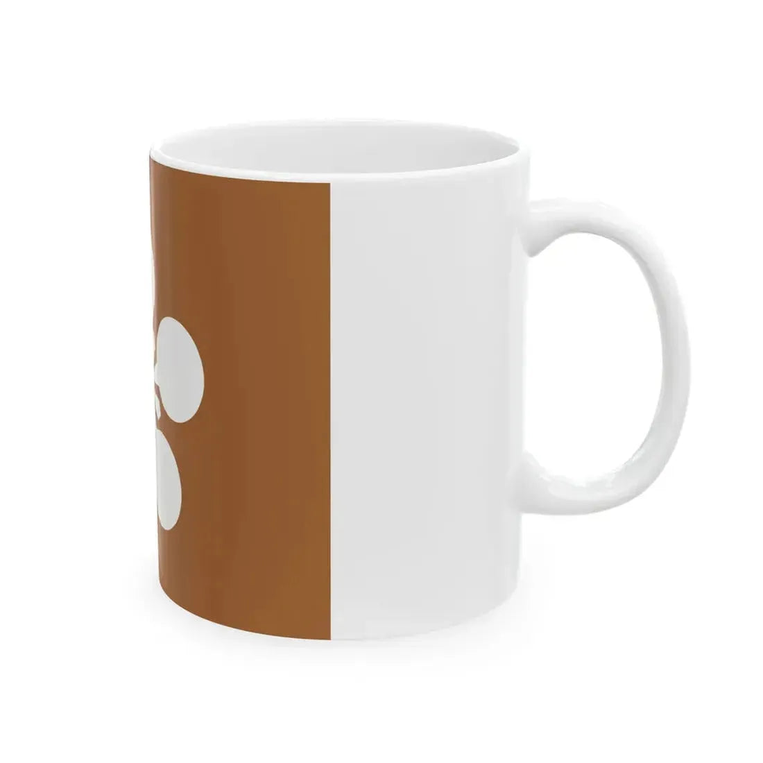 Flag of the Maeda Lords of Kanazawa in Kaga Province B (Japan) White Coffee Mug - Go Mug Yourself
