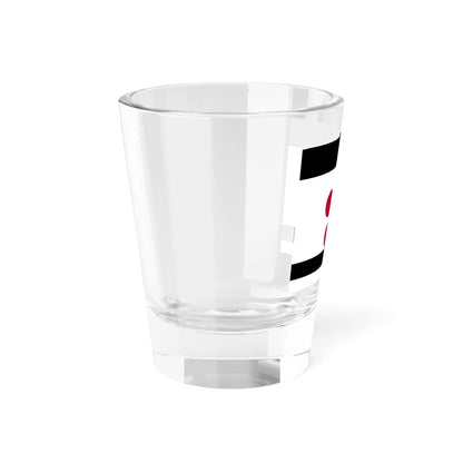 Flag of the Maeda Lords of Kanazawa in Kaga Province C (Japan) Shot Glass 1.5oz - Go Mug Yourself