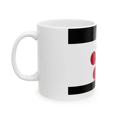 Flag of the Maeda Lords of Kanazawa in Kaga Province C (Japan) White Coffee Mug - Go Mug Yourself
