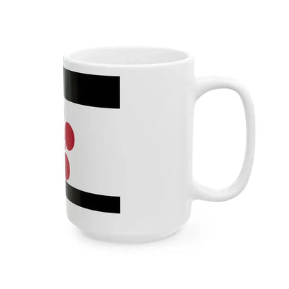 Flag of the Maeda Lords of Kanazawa in Kaga Province C (Japan) White Coffee Mug - Go Mug Yourself