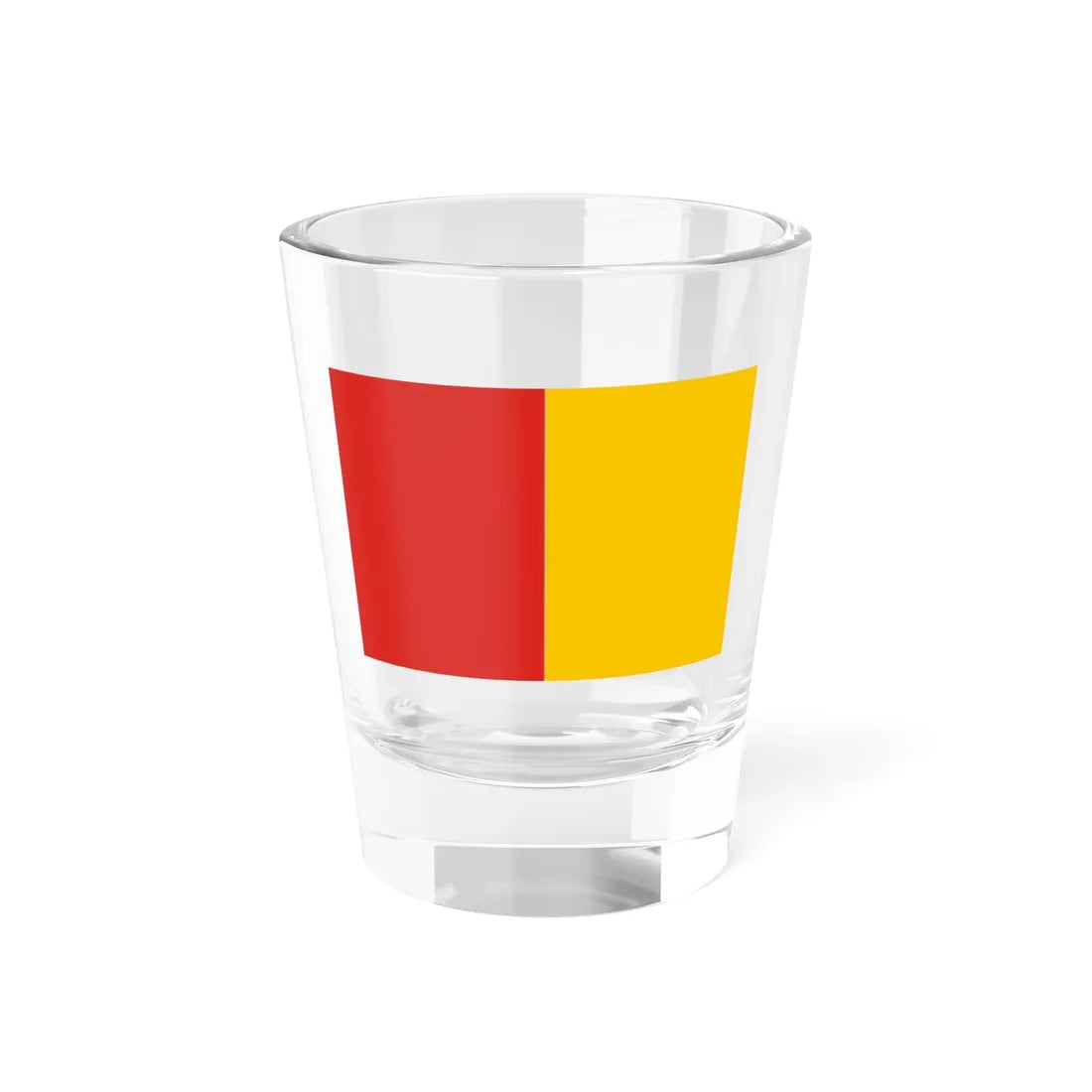 Flag of the Maharaja of Tripura (India) Shot Glass 1.5oz 1.5oz - Go Mug Yourself