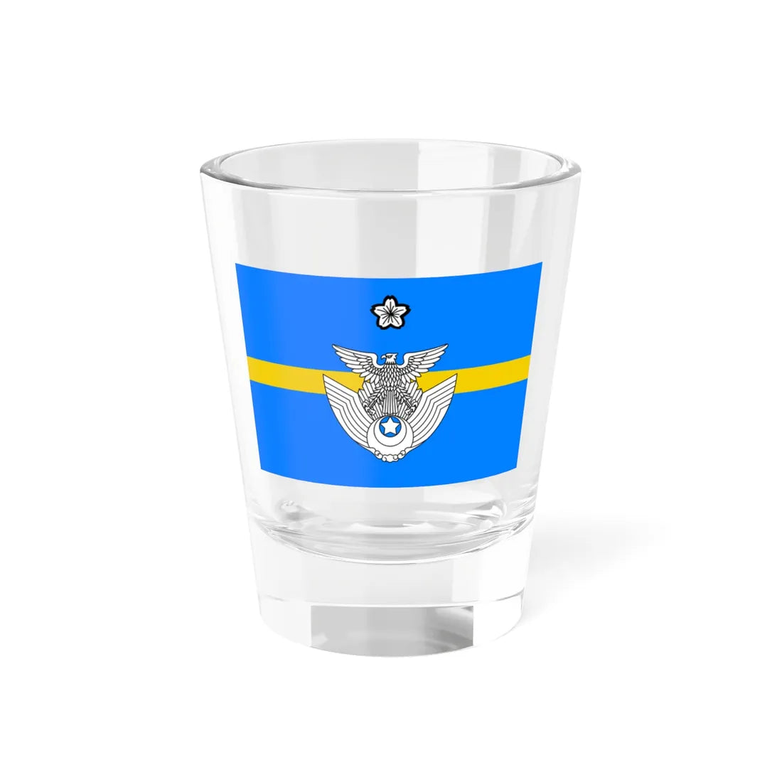 Flag of the Major of the Air Self Defense Force Japan (Japan) Shot Glass 1.5oz 1.5oz - Go Mug Yourself