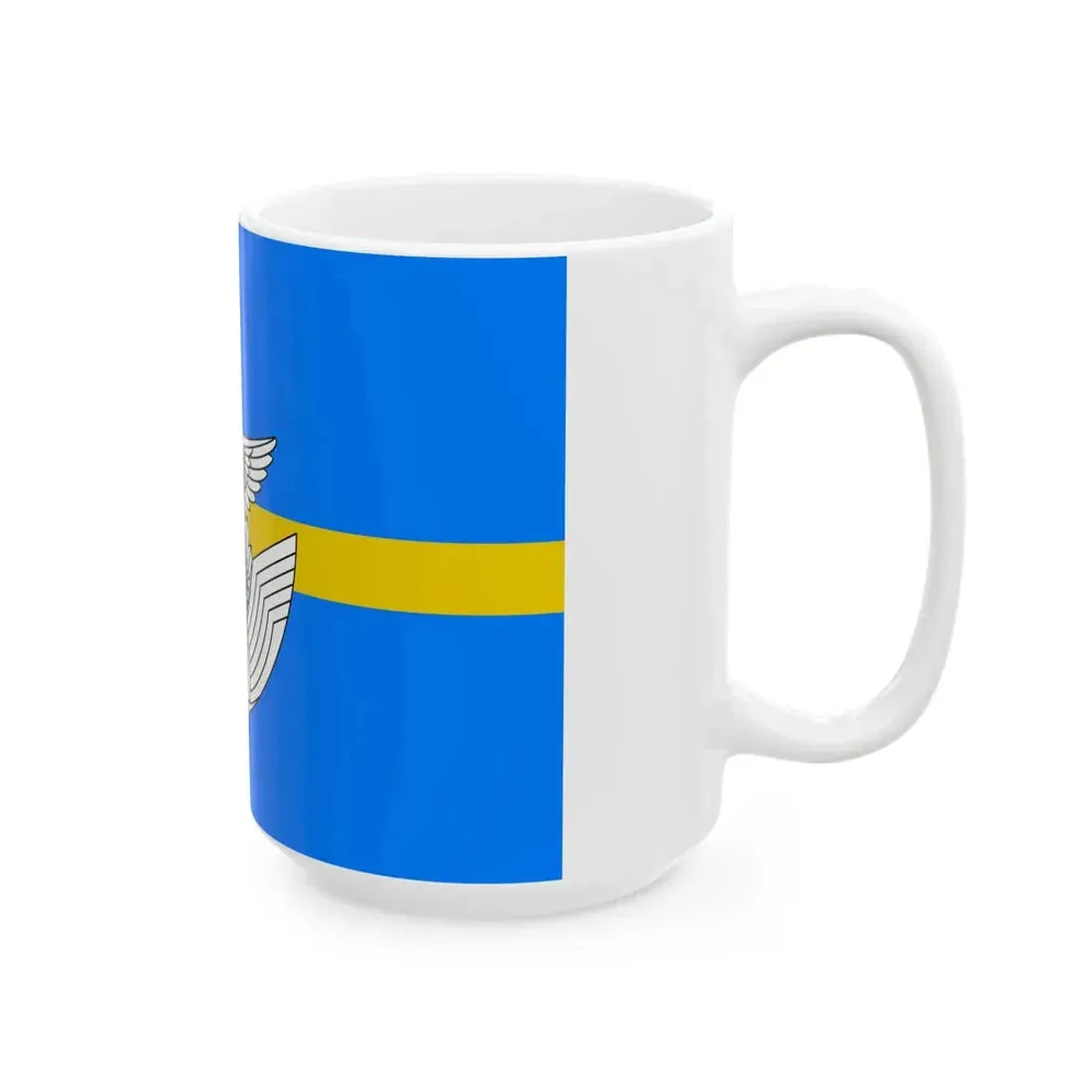 Flag of the Major of the Air Self Defense Force Japan (Japan) White Coffee Mug - Go Mug Yourself