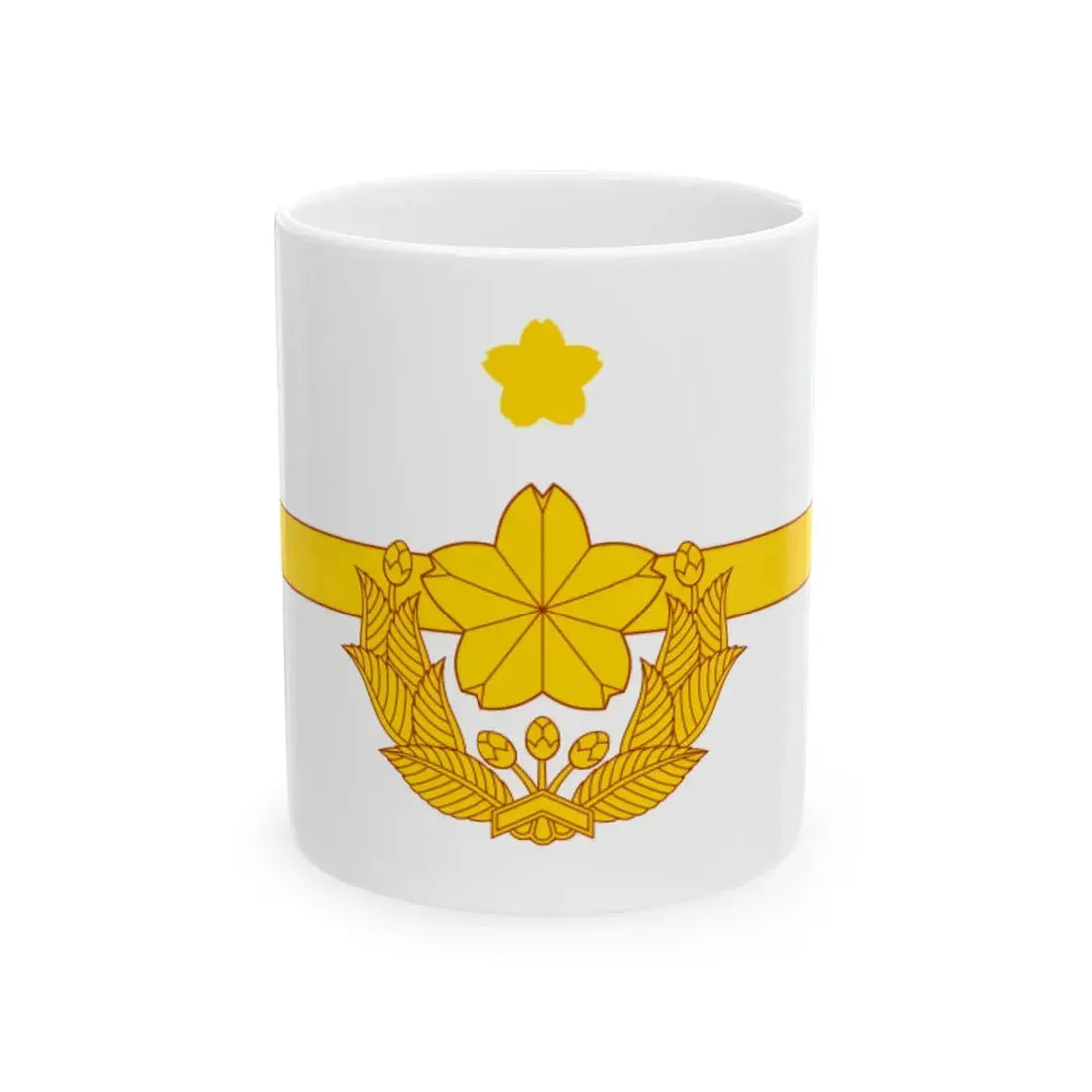 Flag of the Major of the Ground Self-Defense Force Japan (Japan) White Coffee Mug 11oz - Go Mug Yourself