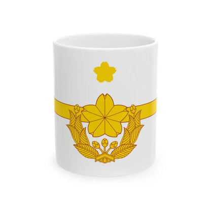 Flag of the Major of the Ground Self-Defense Force Japan (Japan) White Coffee Mug 11oz - Go Mug Yourself