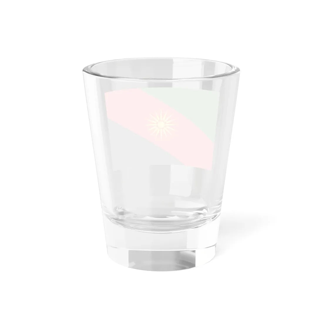 Flag of the Makedonska Kamenica Municipality North Macedonia (North Macedonia) Shot Glass 1.5oz - Go Mug Yourself