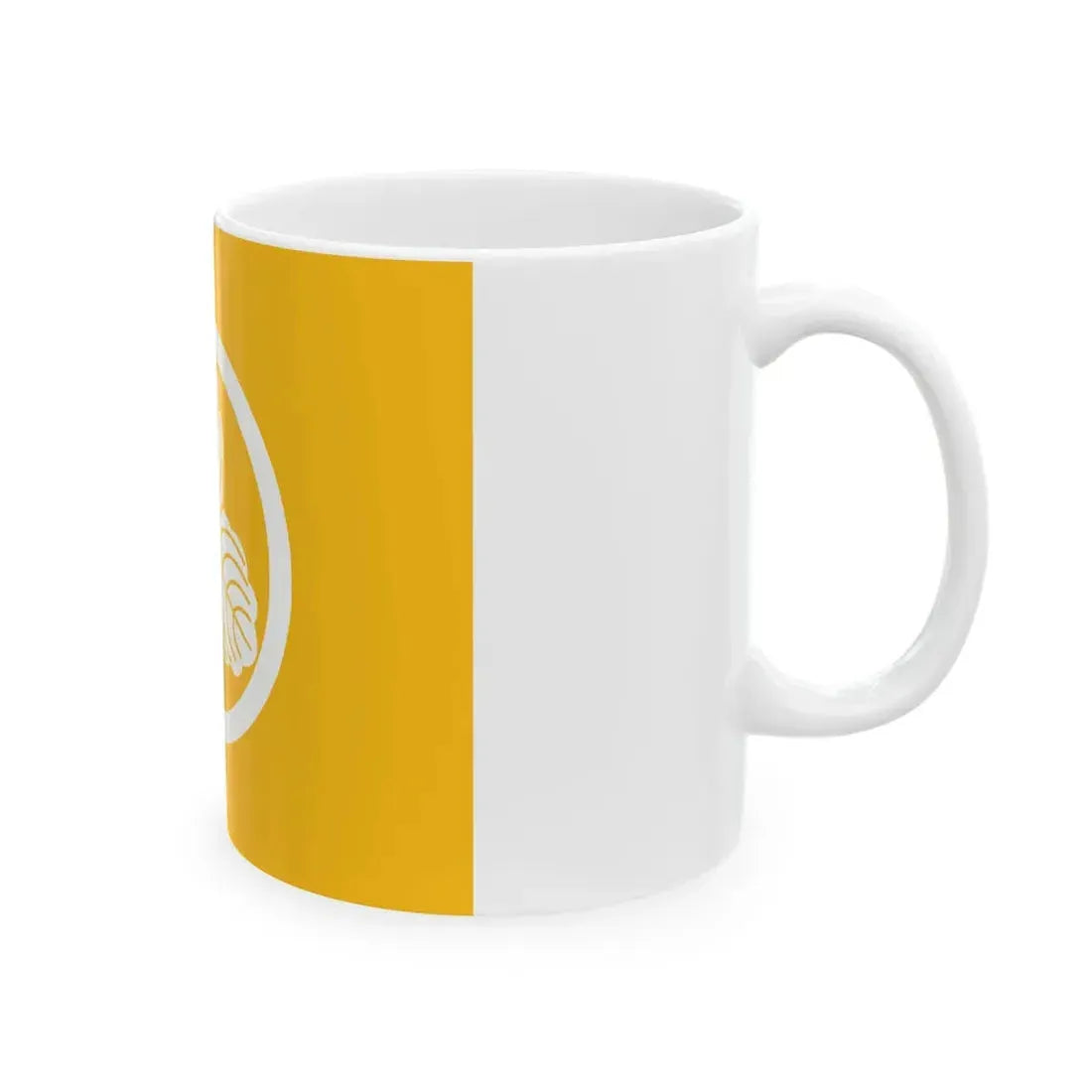 Flag of the Makino Lords of Nagaoka in Echigo Province A (Japan) White Coffee Mug - Go Mug Yourself