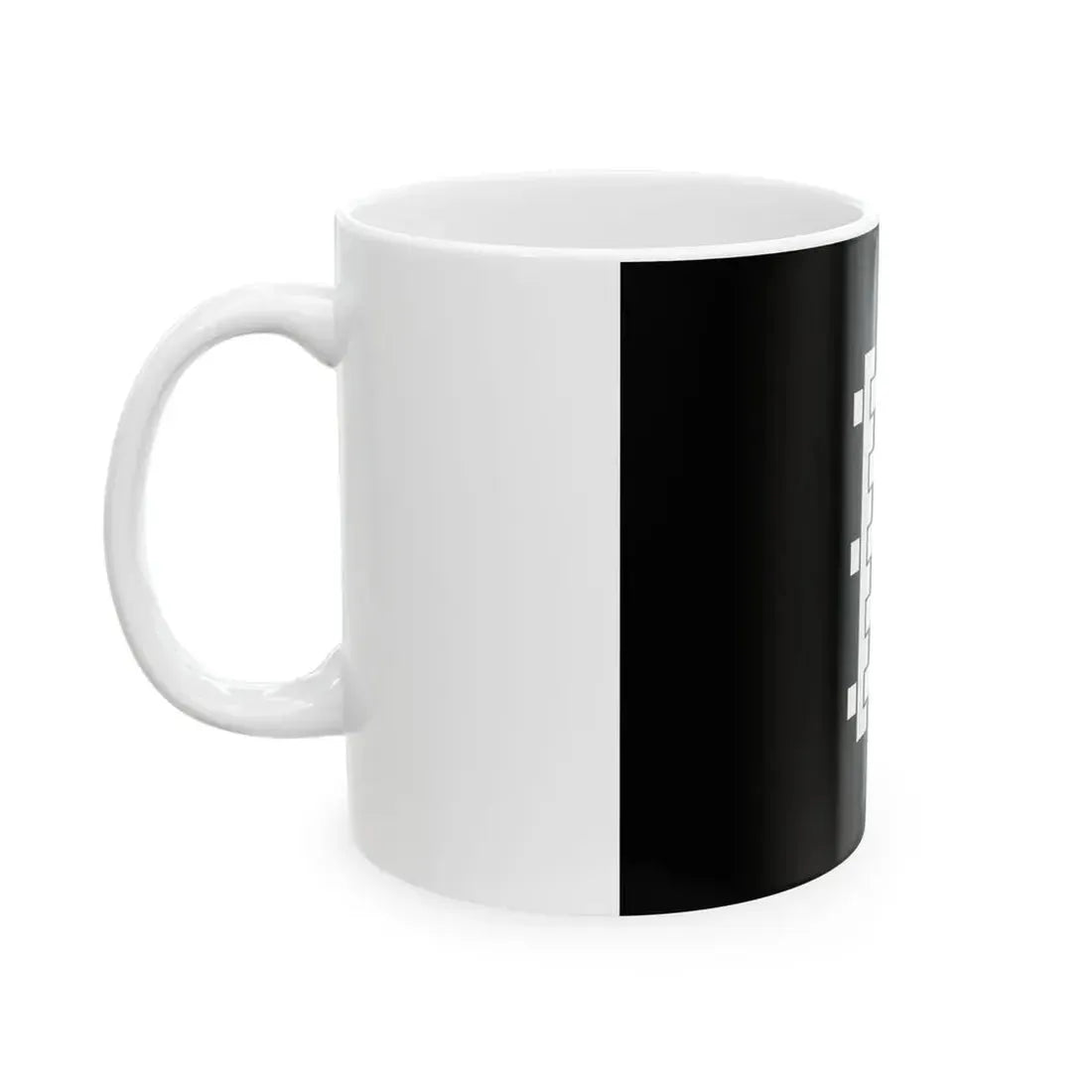 Flag of the Makino Lords of Nagaoka in Echigo Province B (Japan) White Coffee Mug - Go Mug Yourself
