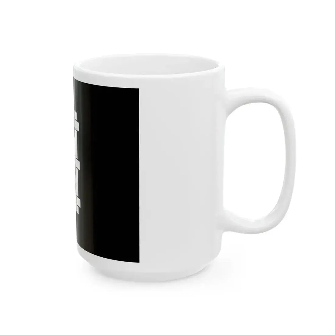 Flag of the Makino Lords of Nagaoka in Echigo Province B (Japan) White Coffee Mug - Go Mug Yourself