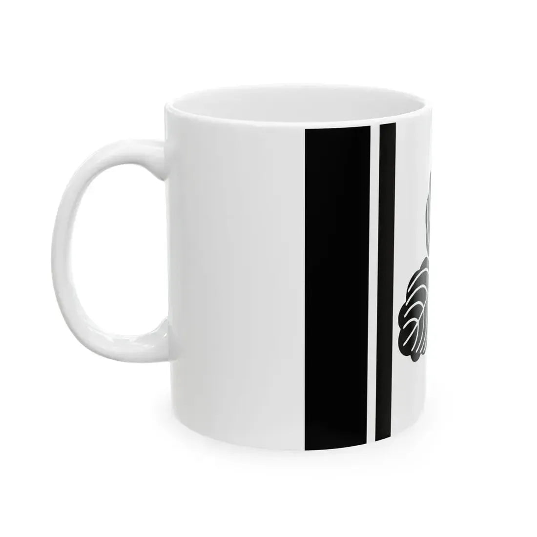 Flag of the Makino Lords of Nagaoka in Echigo Province C (Japan) White Coffee Mug - Go Mug Yourself